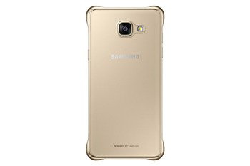 Oryginalne etui Clear Cover do SAMSUNG GALAXY A5 2016 złoty