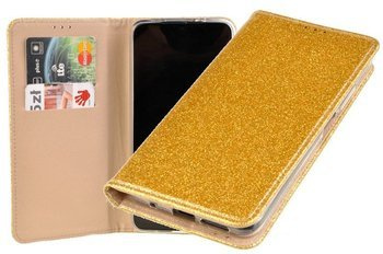 Etui brokatowe Shining Book do Xiaomi Redmi 9T złoty
