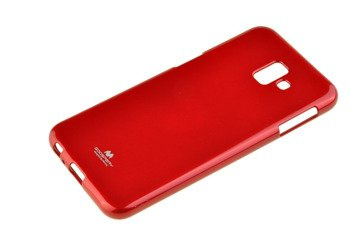 Etui Mercury Goospery Jelly Case do SAMSUNG GALAXY J6+ / J6 Plus czerwony