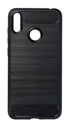 Etui elastyczne Carbon do Huawei Y7 2019 czarny