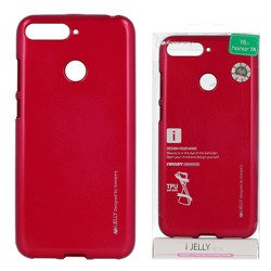 Etui Mercury Goospery iJelly Case do HUAWEI Y6 2018 Prime / Y6 2018 / HONOR 7A różowy