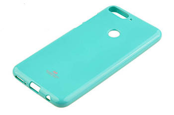 Etui Mercury Goospery Jelly Case do Huawei Y7 2018 / Y7 Prime 2018 / Enjoy 8/ Honor 7C miętowy