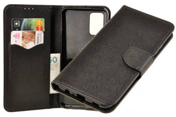Etui portfel Fancy Case do Samsung Galaxy A03s czarny
