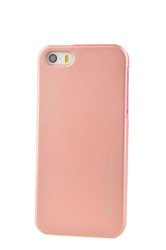 Etui Nakładka Mercury Goospery iJelly Case do Apple iPhone  5 5s 5SE różowo-złoty