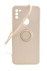 Etui Pastel Ring do Samsung Galaxy M11 / A11 szary