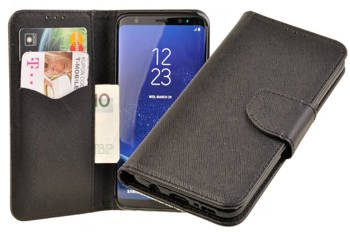 Etui portfel Fancy Case do Samsung Galaxy S8+ / S8 Plus czarny