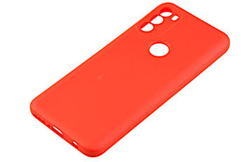 Etui silikonowe Tint do Motorola Moto G71 5G czerwony