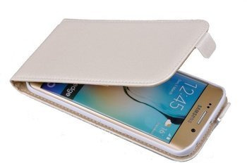 Etui kabura Flexi do Samsung Galaxy S6 edge biały