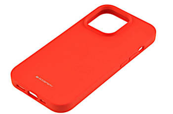 Etui Mercury Goospery Silicone do Apple iPhone 14 Pro Max czerwony