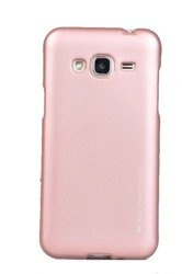 Etui Mercury Goospery iJelly Case do SAMSUNG GALAXY J3 2016 różowo-złoty