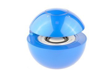 Głośnik Bezprzewodowy Bluetooth Led MP3 microSD AUX niebieski