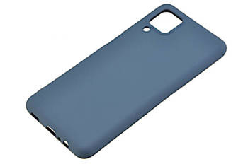 Etui silikonowe Tint do Samsung Galaxy A12 / M12 granatowy