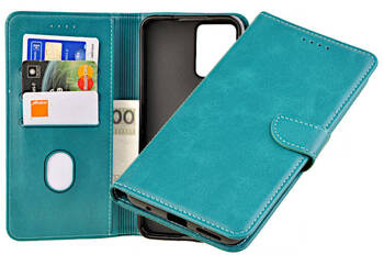 Etui portfel Wallet do Motorola Moto G14 4G zielony