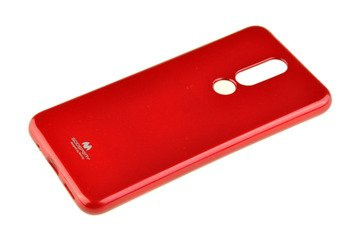 Etui Mercury Goospery Jelly Case do NOKIA 5.1 + / NOKIA 5.1 Plus czerwony