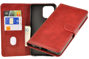 Etui portfel Wallet do Samsung Galaxy S25 Ultra czerwony