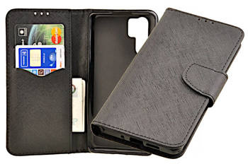 Etui portfel Fancy Case do Huawei P30 Pro czarny