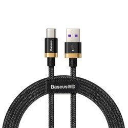 Baseus kabel USB Type-C Huawei Super Charge 40W 5A QC 3.0 1m czarny