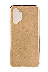 Etui brokatowe Shc do Samsung Galaxy A32 4G LTE złoty