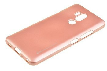 Etui Mercury Goospery iJelly Case do LG G7 Thinq różowo złoty