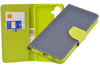 Etui portfel Fancy Case do Samsung Galaxy A16 5G niebieski