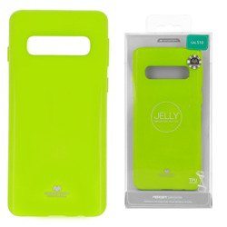 Etui Mercury Goospery Jelly Case do SAMSUNG GALAXY S10 G973 limonka (zielony)
