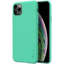 Etui cienkie Nillkin Super Frosted Shield do Apple iPhone 11 Pro Max miętowy (zielony)