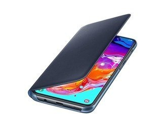 Oryginalne etui Wallet Cover do SAMSUNG GALAXY A70 A705 czarny