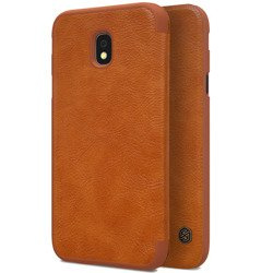Etui Nillkin Qin leather case do SAMSUNG J3 2017 J330 brązowy