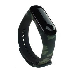 Opaska pasek do Xiaomi Mi Band 4 / Mi Band 3 Camouflage zielony militarny