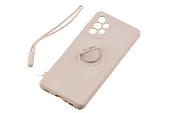 Etui Pastel Ring do Samsung Galaxy A52 4G / A52 5G / A52s szary