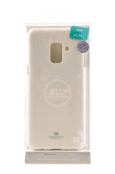 Etui nakładka Mercury Goospery Jelly Case do SAMSUNG GALAXY A8 2018 A530 biały