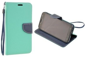 Etui Portfel Fancy Case do do SAMSUNG GALAXY J7 2017 J730 miętowy