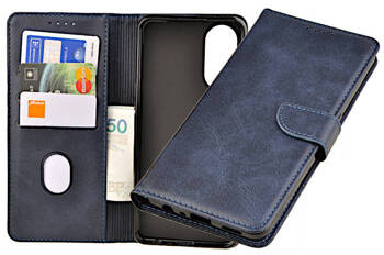 Etui portfel Wallet do Realme C67 4G granatowy