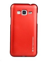 Etui Mercury Goospery iJelly Case do SAMSUNG GALAXY J3 2016 czerwony