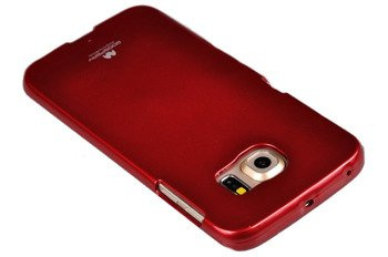 Etui Nakładka Mercury Goospery Jelly Case do SAMSUNG GALAXY S6 EDGE G925 czerwony