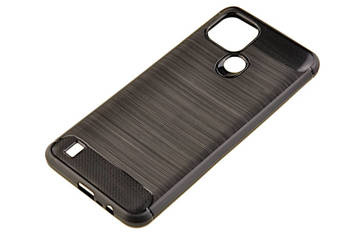 Etui elastyczne Carbon do Realme C21 czarny
