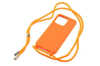 Etui ze sznurkiem RCK do Xiaomi Redmi 12C pomarańczowy