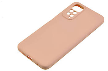 Etui silikonowe Tint do Xiaomi Redmi Note 11 pudrowy róż