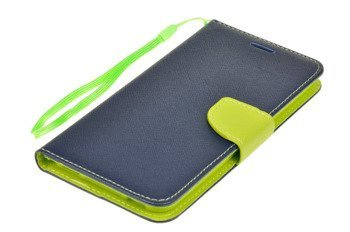 Etui Portfel Fancy Case do HTC Desire 825 / 10 lifestyle granatowe
