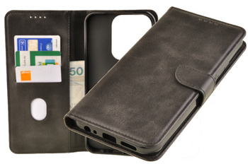Etui portfel Wallet do Xiaomi Redmi 15C czarny