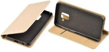 Etui Smart W2 do SAMSUNG GALAXY A8 2018 A530 złoty