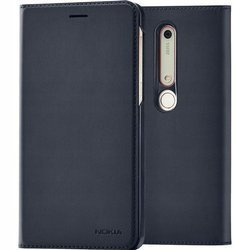 Oryginalne etui Nokia Flip Cover do Nokia 6.1 niebieski
