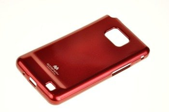Etui Nakładka Mercury Goospery Jelly Case do SAMAUNG Galaxy S2 / S2 Plus czerwony