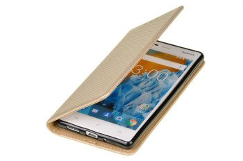 Etui Smart W1 do NOKIA 3 złoty