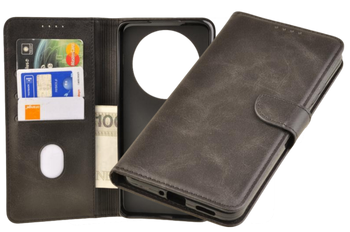 Etui portfel Wallet do Oppo Reno 12F czarny