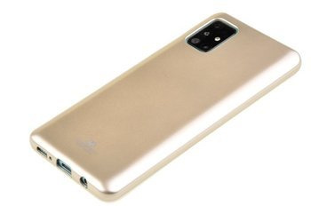 Etui Mercury Goospery Jelly Case do Samsung Galaxy A71 złoty