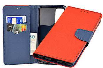 Etui portfel Fancy Case do Samsung Galaxy M23 5G czerwony