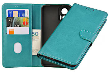 Etui portfel Wallet do Motorola Edge 30 Neo 5G zielony