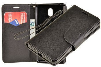 Etui portfel Fancy Case do Nokia 1+ / 1 Plus czarny