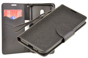 Etui portfel Fancy Case do NOKIA 2.2 czarny